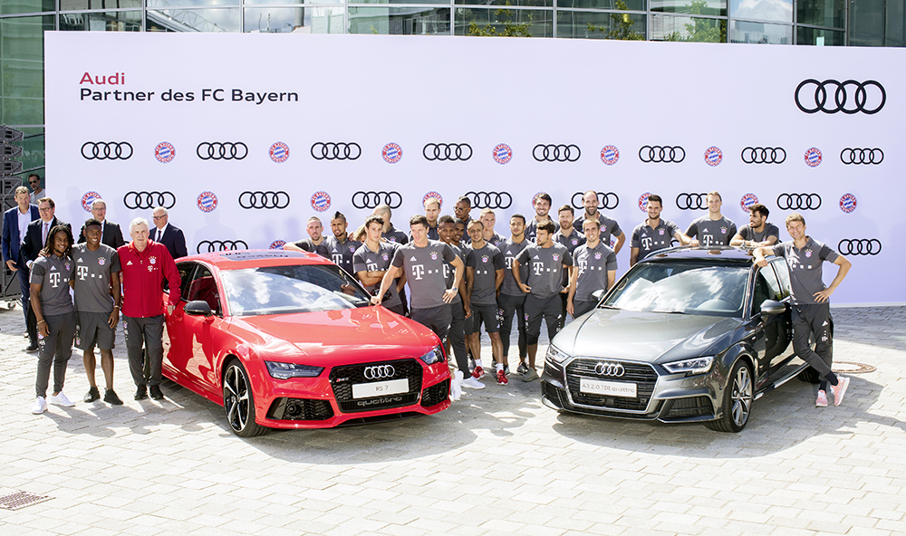 FC Bayern starts the season with Audi